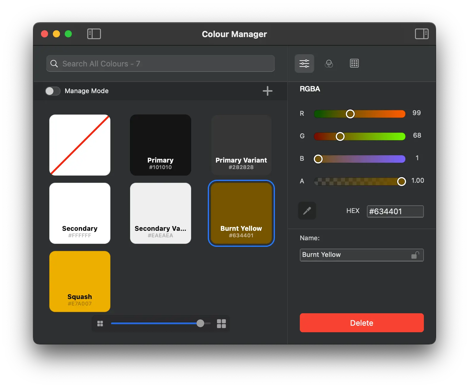 blocs 6 color manager